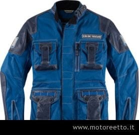 icon 1000 beltway jacket blue front