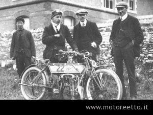 Norton en rem Fowler 1907 toeriste trofee wenner