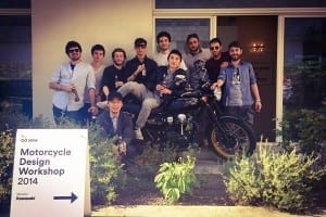 motorcycle design workshop team