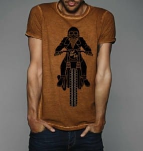 den officielle T-shirt af cafe racer tur