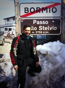 passo stelvio moto video on board