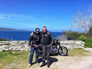 corsica in moto motoreetto alain