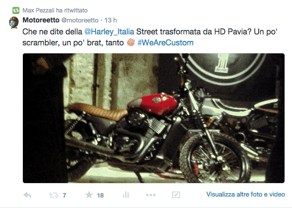 #wearecustom Harley maksimum pezzali retweet motoreetto