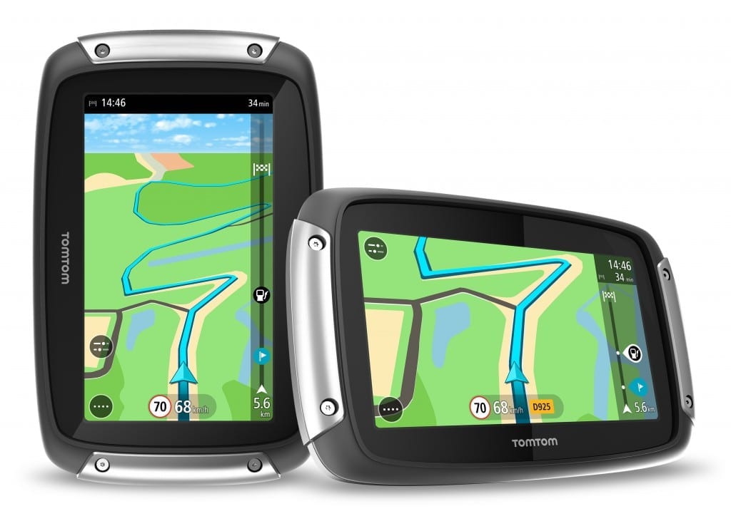 vertical and horizontal tomtom rider