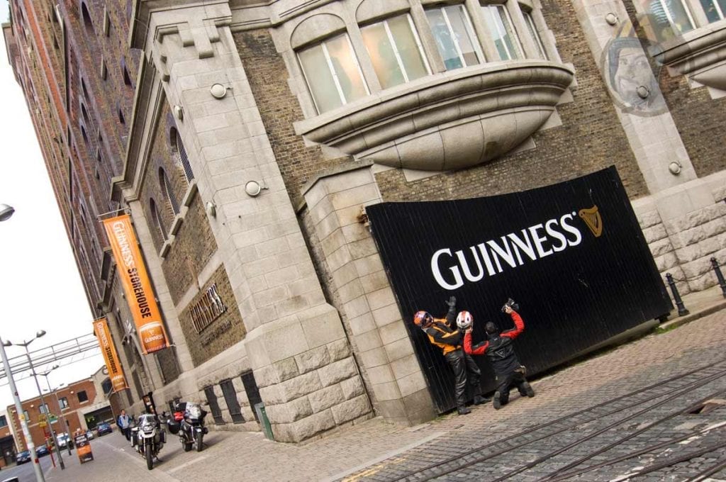 Guinness Storehouse motoreetto celebra la llegada