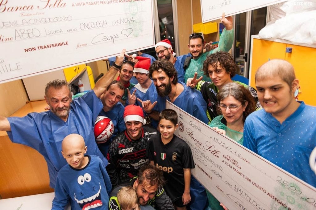 mototerapia gaslini genova donazione