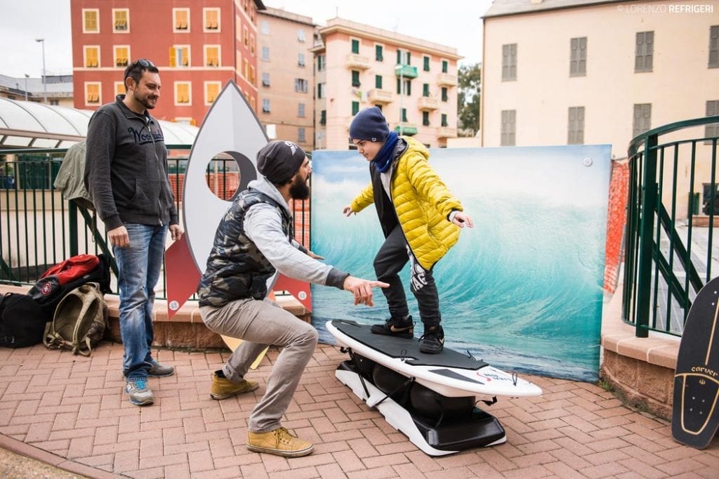 mototerapia gaslini natale prove di surf