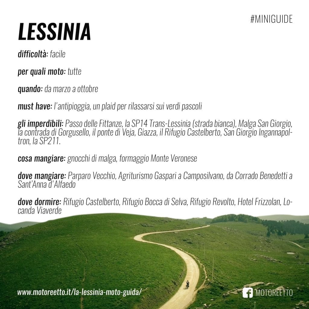 Mini guide di Motoreetto: la Lessinia