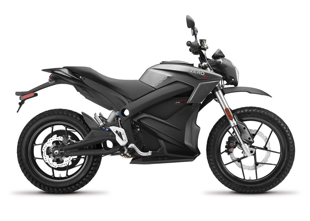 zero motorcycles dsr 2017 graphite gray electric motorbike tourism dolomites