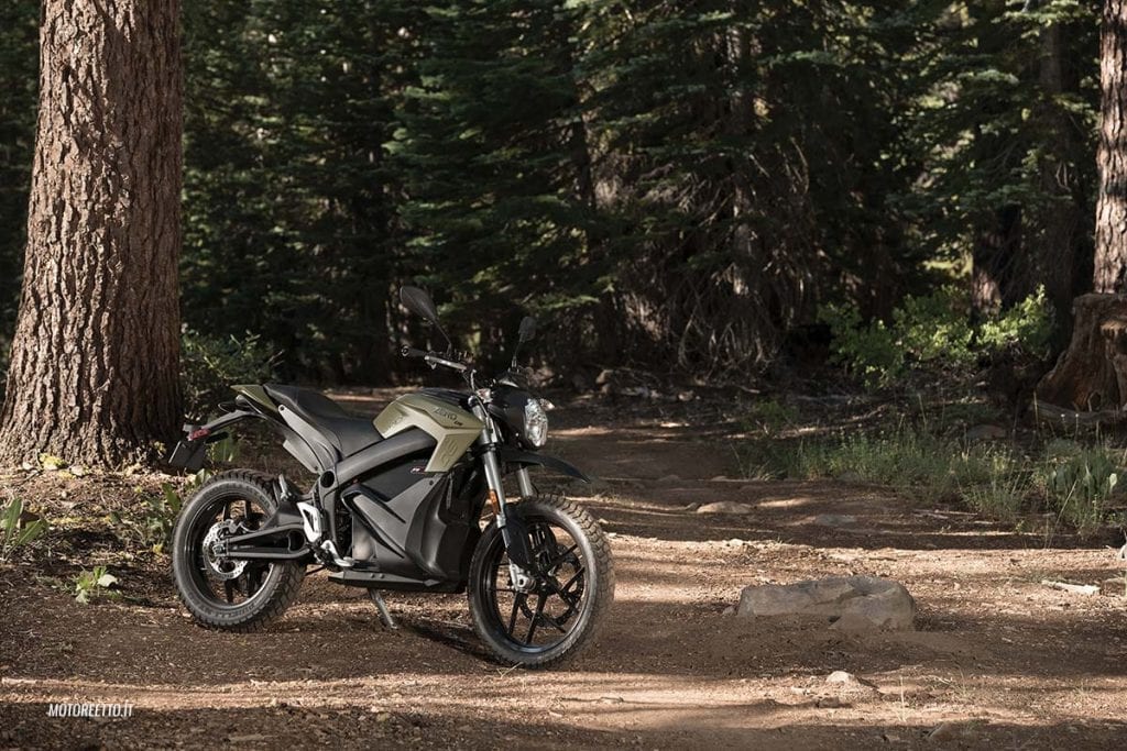 zero motorcycles 2018 ny militærgrøn ds