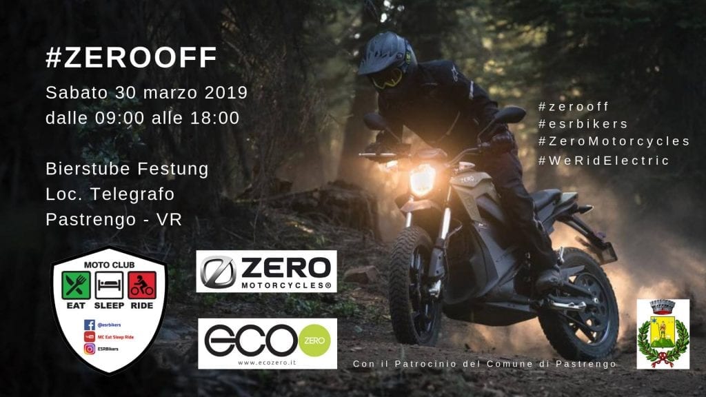 zero moto elettriche test day 30 marzo a pastrengo