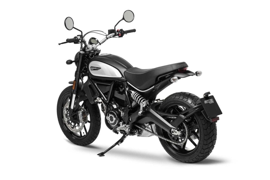 scrambler ducati ikon 2020 tre fjerdedele bag