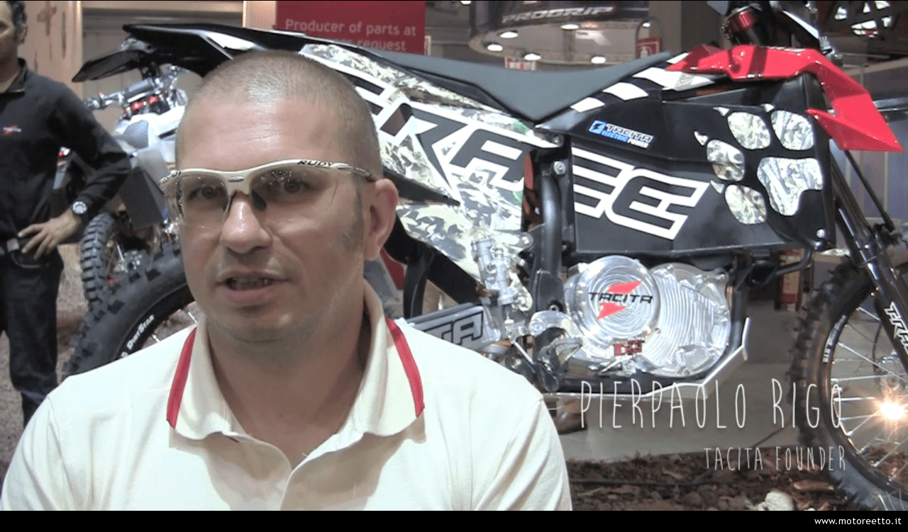 tácita en la entrevista EICMA línea pierpaolo t raza