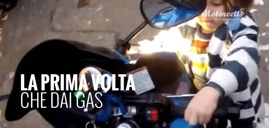 motorfiets eerste keer dat deur gas