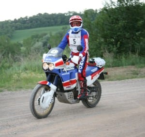 davide africa twin petraccaro all'eroica in moto