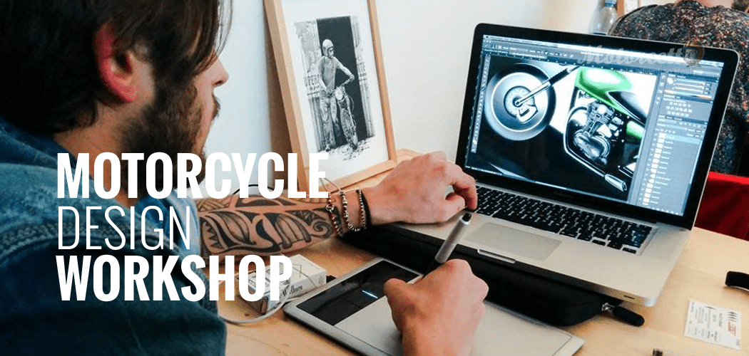 motocicleta taller de diseño de la semana milano