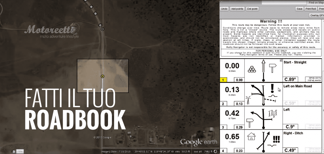 rally navigator app for roadbook