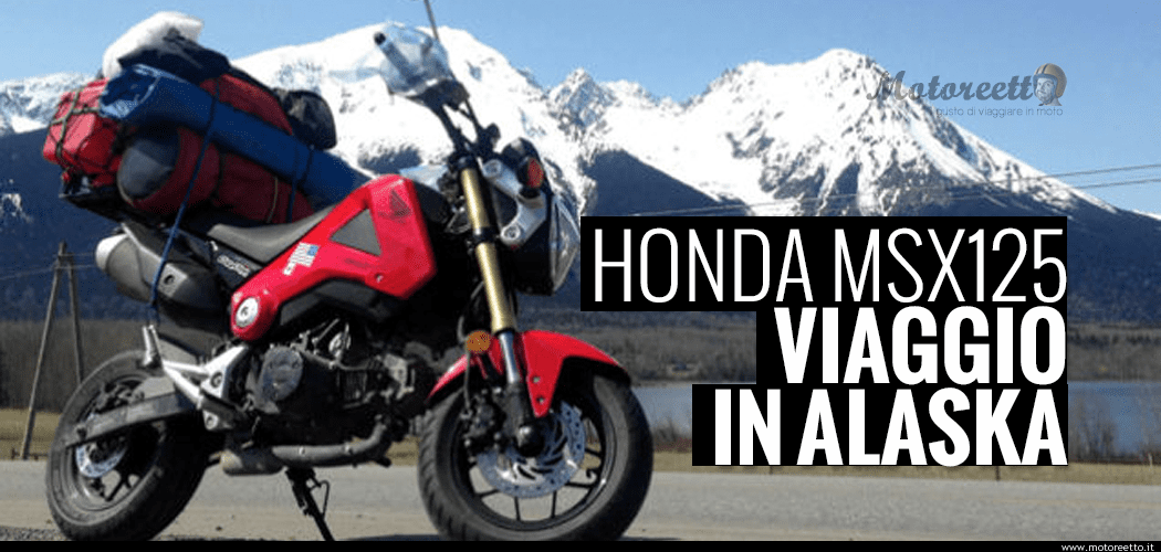 Honda MSX 125 viaje a Alaska EE.UU. Nathan Rogers Grom