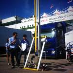 Arai Arai head crash in Misano during day 2014