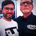 Arai motoreetto and john the rammer misano selfies