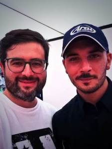 Arai david giugliano motoreetto selfies misano