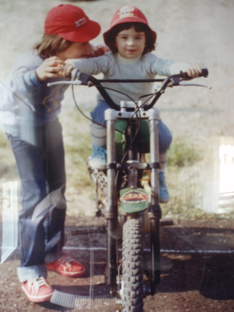 1982 50 cc franco morini aprilia motoreetto prima foto su una moto con il lord