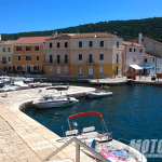 slør Losinj Havn havet kroatien