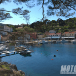 vista sul porto Lussingrande Rovenska Veli losinj, sea ​​croatia cres