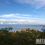 vista su villaggio di beli tramontana isola di cres