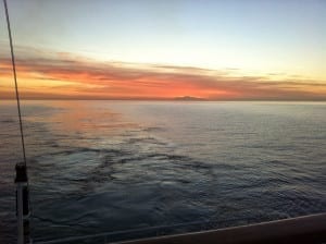 Corsica in motion motoreetto Tyrrhenian Sea morning