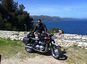 Corsica motorcycle motoreetto in Saint-Florent