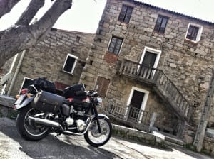 Córcega bicicleta de carretera motoreetto sartene