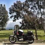 Corsica in beweging motoreetto Porto pollo triomf Bonneville