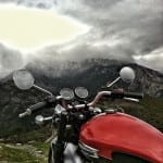 Corsica në lëvizje motoreetto vivario Bonneville triumfin