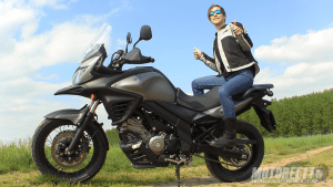 v-strom 650 xt suzuki prueba de viaje pasajero aprobado