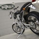 prova borile 300 cafè racer motoreetto test retro rear