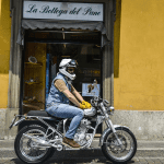 prova borile 300 cafè racer motoreetto riding