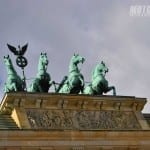 detalle del muro de Berlín Brandenburg