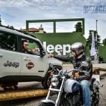 jeep pueblo en Portoroz con Harley