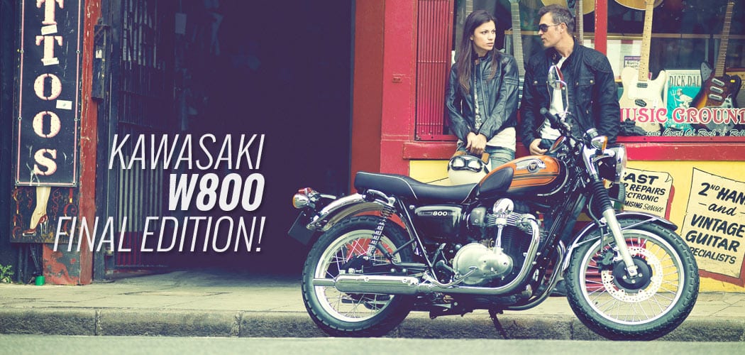 edición final Kawasaki W800 2017