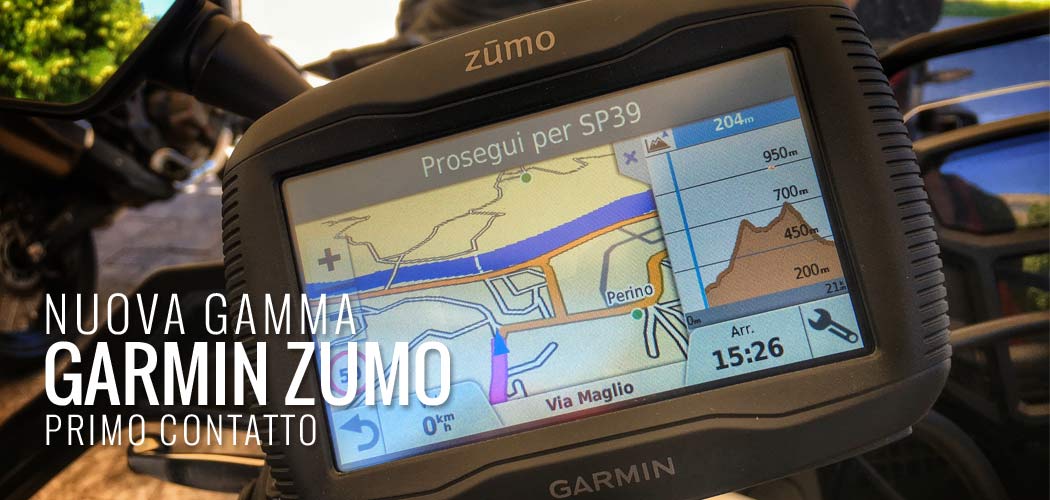 garmin zumo gamma video primo contatto motoreetto