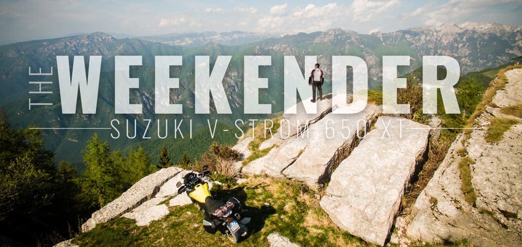 suzuki v-strom the weekender film motoreetto