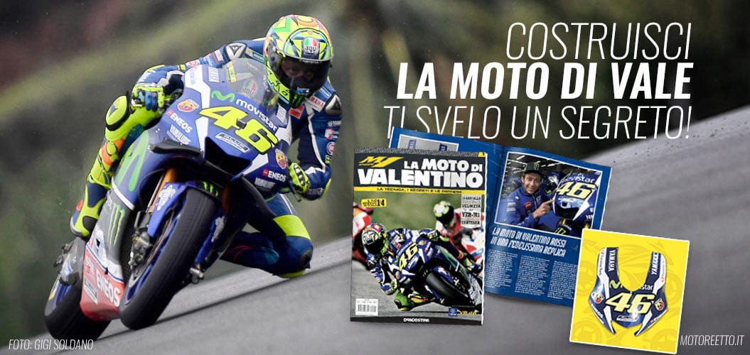 build the bike of Valentino vr46 de agostini motoreetto nicola Andreetto author