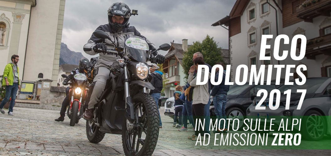 motoreetto alla eco dolomites 2017 con zero motorcycles sulle alpi con le moto elettriche