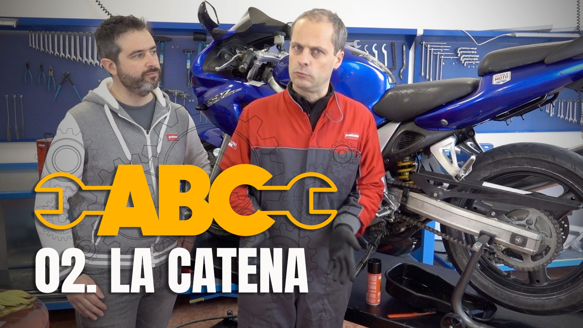 motocicleta mantenimiento de la escuela motoreetto motocicleta cadena Pakelo tutorial