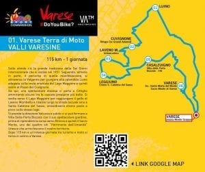 ruta de bicicleta de Varese 01