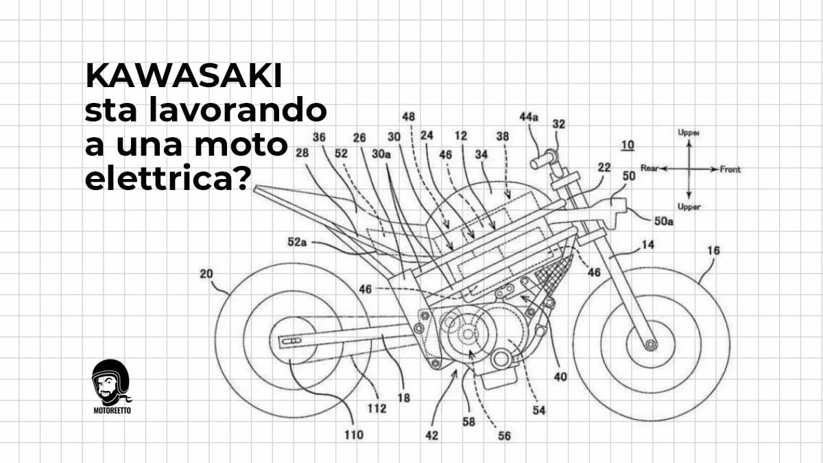 elektriske motorcykel Kawasaki patentansøgninger tegninger motoreetto