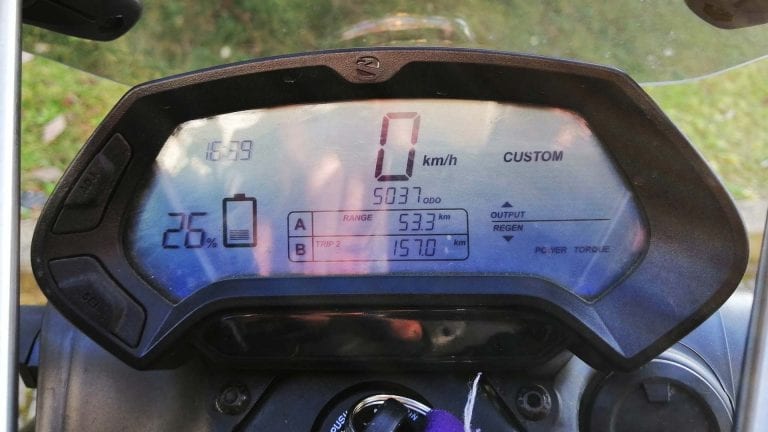 motorcykel elektriske rækkevidde