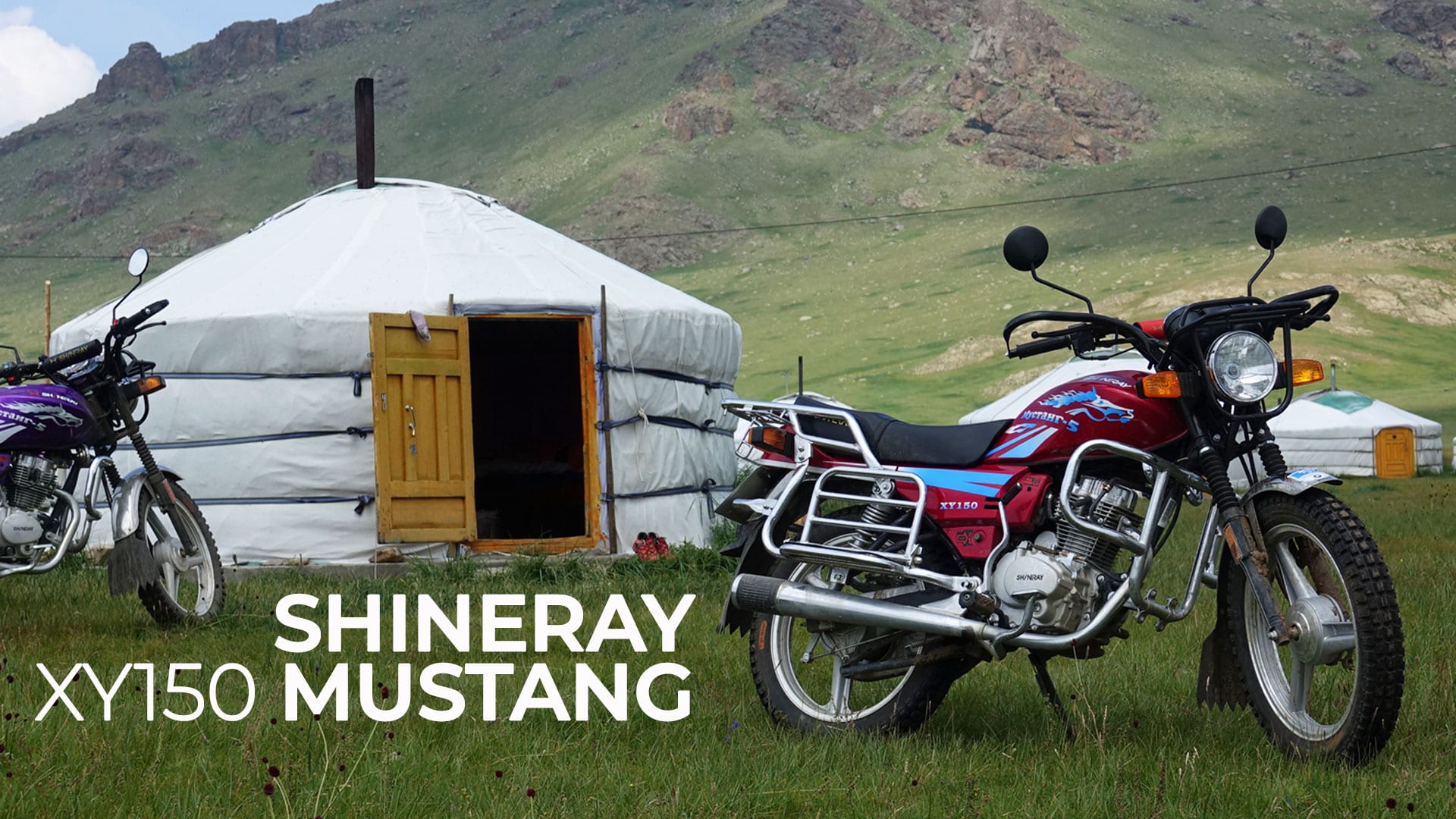 Shineray Mustang la moto i Mongoliet