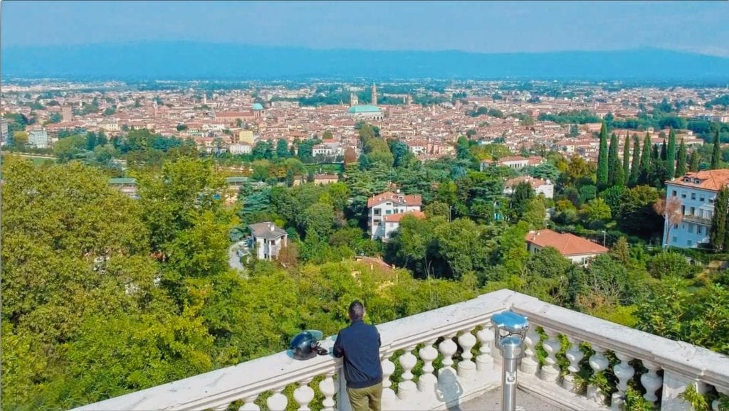 vicenza monte berico motoreetto itinerario